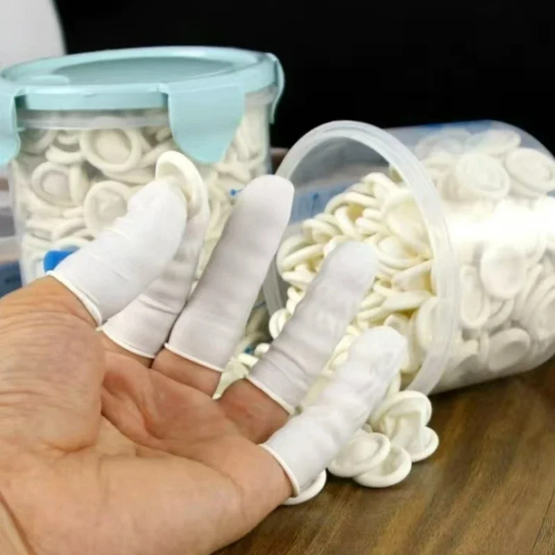 100-1000pcs White Disposable L - Latex Disposable Glove 评论和价格