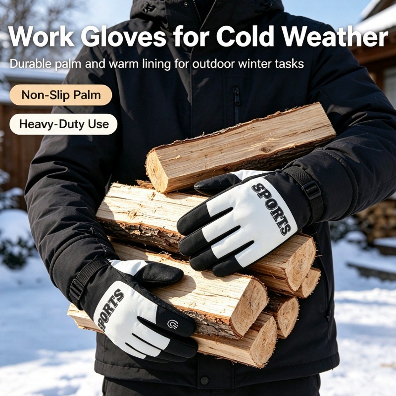 Winter Motorcycle Gloves Outdo - Ski Glove Waterproof 评论和价格